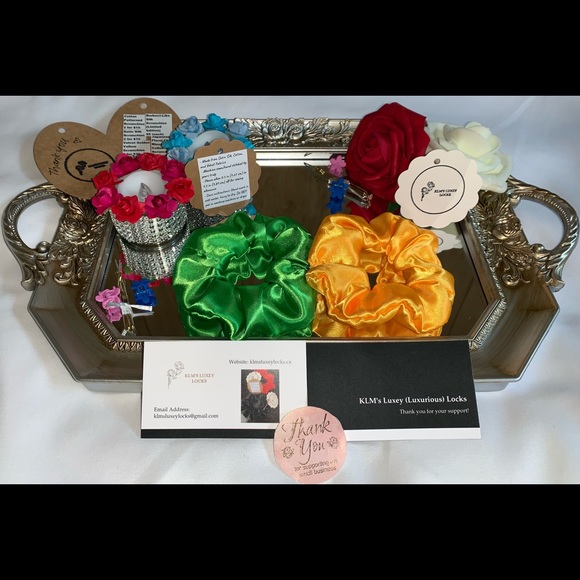 KLM’s Luxey Locks Satin Silk Scrunchies Collection - Picture 10 of 11